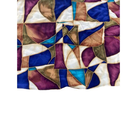 Maggie Sweet Multicolored Geometric Sleeveless Top Women's Size 2X - Picture 5 of 7